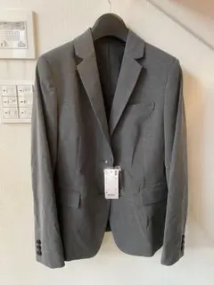 【新品未使用品】ユニクロストレッチテーラードジャケットグレー