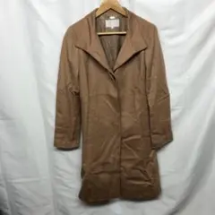 ​自由区 カシミヤ100% ロングコート チェスターコート 38 M L2352のサムネイル
