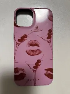 BURGA ピンク リップデザイン ハードケース