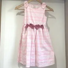 キッズ　ワンピース　ドレス　ピンク　ノースリーブ　ピューピルハウスのサムネイル