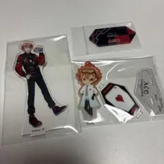 ツイステ エース・トラッポラ アクスタ ユニオンバースデー ミニキャラ