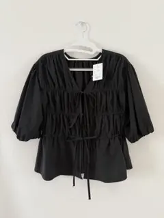 しまむら　シャーリングブラウス