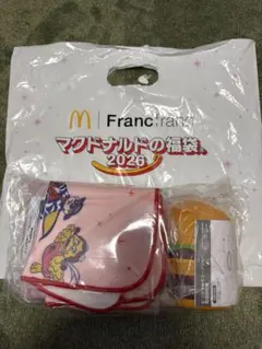 【新品】マクドナルド　福袋　2026年　グッズのみ(ピンク)