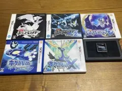 動作確認済み♪【DS/3DSソフト】ポケモン　ソフト　まとめ売り　ポケカ付き