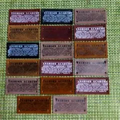 129✰︎英字 本革タグ❁四隅留め用