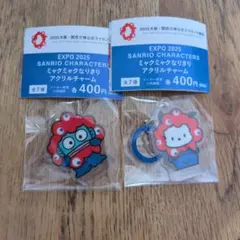 ミャクミャクなりきりアクリルチャームEXPO 2025　ポチャッコハンギョドン
