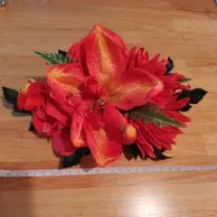 フラダンス　髪飾り