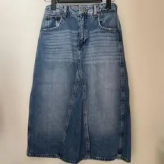 ZARA キッズ デニムロングスカート164