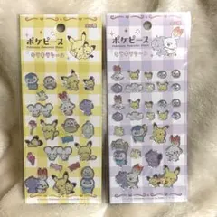 ポケットモンスター ポケピース キラキラシール 2種セット