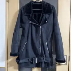 ANAP スエード ライダース ジャケット 黒のサムネイル