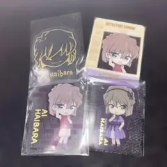 名探偵コナン　パーティータイムダイカットクリアステッカー　灰原哀4点