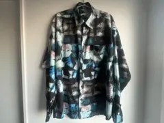 SUGGESTION Mサイズ 抽象パターンシャツ