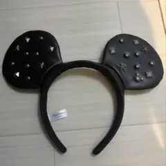 レザー ミッキー カチューシャ Disney ディズニー