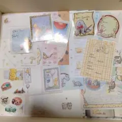 クラシック　プー　バラメモ　ステッカー　セット　①