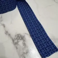 40mm幅　スエード　リボン　青　ブルー