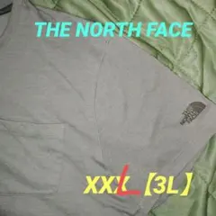 ノ*リ様 THE NORTH FACE ライトグレー Tシャツ 胸ポケ付 XXL