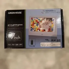 デジタルフォトフレーム 7インチ GREEN HOUSE GH-DF7UC-WHのサムネイル