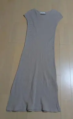 grove ノースリーブ ロングワンピース ベージュ