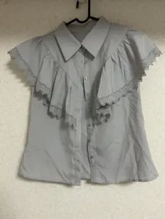 GRL フリルレースノースリーブブラウス tg624