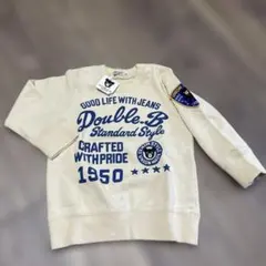 【新品未使用】DOUBLE.B ミキハウス トレーナー 100cmのサムネイル
