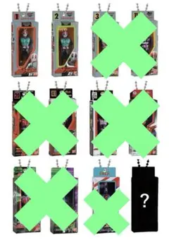 【133】仮面ライダー ソフビパッケージチャーム