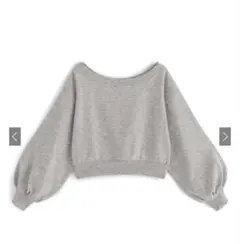 オフショルダースウェットトップス[pm392]