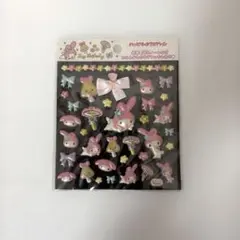 【新品未使用】マイメロディの大きなぷっくりシール