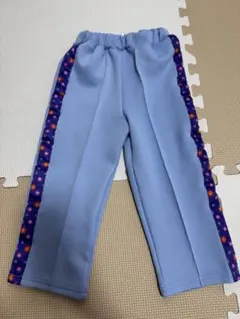 しまむら　花柄　キッズパンツ　100センチのサムネイル