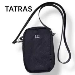 美品❗️TATRASタトラス　ミニショルダーバッグ　サコッシュ　ブラック