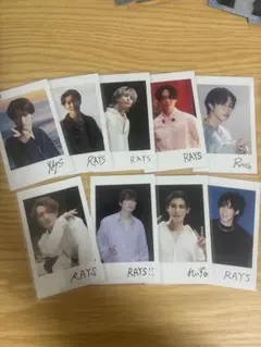 SnowMan RAYS チェキ風　9点セット