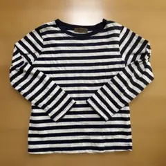 ストライプ 長袖カットソー サイズ120