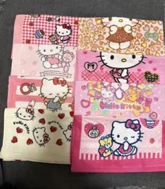 キティちゃん フェイスタオル 8枚セット