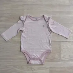 baby GAP 長袖 ボディスーツ ボーダー　ピンク　クマ