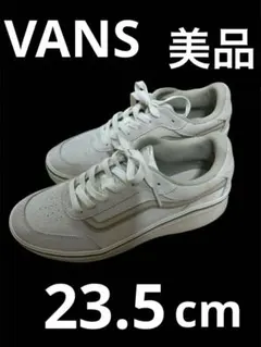 VANS バンズ　スニーカー ホワイト　厚底23.5cmのサムネイル