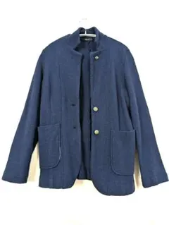 コムサイズム✳️ジャケット✳️ウール混紡✳️ネイビー✳️ビジネス✳️冬