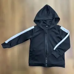 ブラックフード付きパーカー ♡ 110㎝