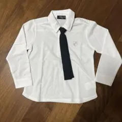 COMME CA ISM ネクタイ付きスクールシャツ 110A