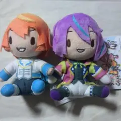 ぬ*ん様 プロセカ ふわぷちミニぬいぐるみ 天馬司 神代類 2点セット