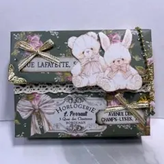 蛇腹ファイル おすそ分け ハンドメイド チェーン付き329番