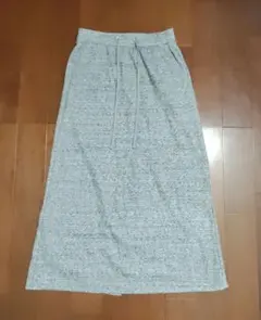 GU 裏起毛スウェットロングスカート 회색 상태좋음 L