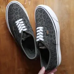 【希少】VANS/44dx/廃盤アナハイム製/ヒョウ柄/オリーブ/US9.5