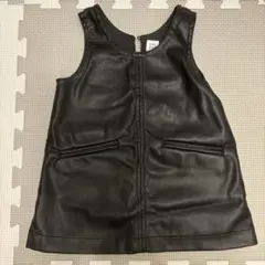 baby GAP 黒 ジャンバースカート 12-18ヶ月