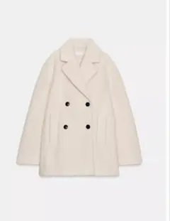 ZARA今季ダブルブレスト ピーコート