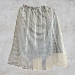 E hyphen world gallery プリーツロングスカート