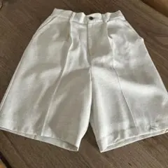 生成り　ショートパンツ　未使用品