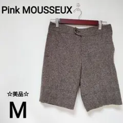 ⭐︎美品【ピンクムスー】ラメ入りショートパンツ　裏地あり　M　1411