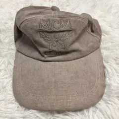 《状態良人気早い者勝ち》エムシーエムmcm刺繍ビッグロゴベージュy2kアーカイブのサムネイル