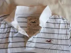 Hollister ホリスター ポロシャツ ナロウストライプ