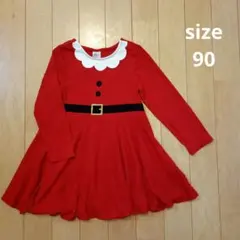 H&M サンタクロースワンピース サイズ90