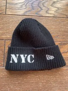 【早い者勝ち】 NEW ERA NYC ニット帽 ブラック キャップ